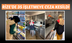 Rize'de 35 İşletmeye Ceza Kesildi