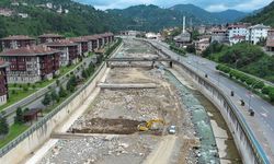 Rize'de 38 Adet Taşkın Kontrol İnşaatları Devam Ediyor