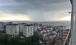 Ordu'da denizde hortum oluştu