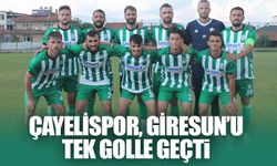 Çayelispor, Giresunspor’u Tek Golle Geçti