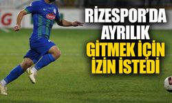 Çaykur Rizespor’da Ayrılık: Gitmek İçin İzin İstedi