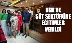 Rize'de Süt Sektörüne Eğitimler Verildi