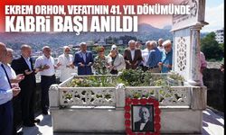 Ekrem Orhon, Vefatının 41. Yıl Dönümünde Kabri Başında Anıldı