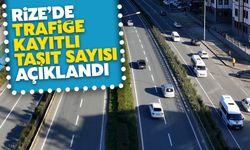 Rize'de Trafiğe Kayıtlı Taşıt Sayısı 96 Bini Aştı