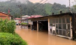 Rize'de Sağanak Yağışlar Hasara Neden Oldu