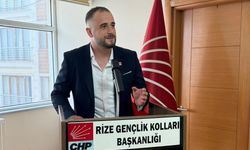 CHP Rize İl Gençlik Kolları Başkanı Topçu, Güven Tazeledi