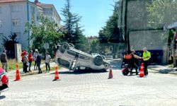 Konya'da Otomobil Takla Attı: 1 Yaralı