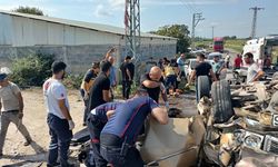 Otomobilin Hurdaya Döndüğü Kazada 7 Kişi Yaralandı