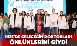 Rize’de Geleceğin Doktorları Önlüklerini Giydi