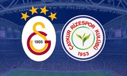 Galatasaray-Ç.Rizespor İlk 11’leri Açıklandı