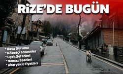 Rize'de Bugün: 15 Ekim 2024 Salı