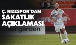 Çaykur Rizespor’dan Sakatlık Açıklaması