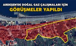 Ardeşen'de Doğal Gaz Çalışmaları Sürüyor