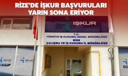 Rize'de İŞKUR Başvuruları Yarın Sona Erecek