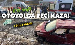 Otoyolda Feci Kaza: 1 Ölü, 3 Yaralı