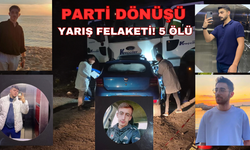 Feci Kaza... Parti Dönüşü Yarış Yapan Araç Kamyonun Altına Girdi:5 Ölü