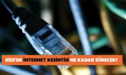 Rize'de İnternet Sorunu Yaşanıyor