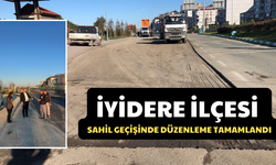 İyidere İlçesi Sahil Geçişinde Düzenleme Tamamlandı