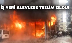 Arhavi’de İş Yeri Alevlere Teslim Oldu