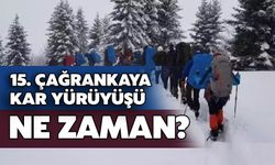 15. Çağrankaya Kar Yürüyüşü: Katılımcılarını Bekliyor