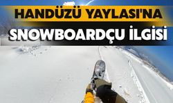 Handüzü Yaylası'na Snowboard İlgisi Artıyor