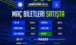 Çaykur Rizespor - Beşiktaş Maçı Biletleri Satışta!