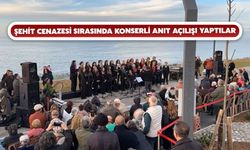 Şehit Cenazesi Sırasında Konserli Anıt Açılışı Yaptılar