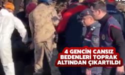 4 Gencin Cansız Bedenleri Toprak Altından Çıkartıldı