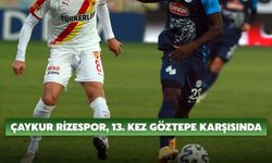 Çaykur Rizespor, 13. Kez Göztepe Karşısında