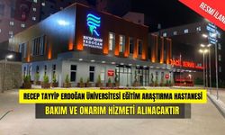 BAKIM VE ONARIM HİZMETİ ALINACAKTIR