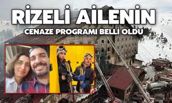 Rizeli Ailenin Cenaze Programı Belli Oldu