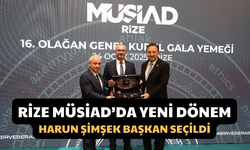 Rize MÜSİAD’da Yeni Dönem: Harun Şimşek Başkan Seçildi