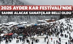 2025 Ayder Kar Festivali’nde Sahne Alacak Sanatçılar Belli Oldu