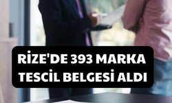 Rize'de 393 Marka Tescil Belgesi Aldı