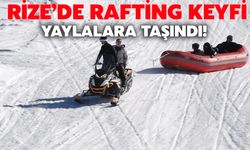 Rize’de Rafting Keyfi Yaylalara Taşındı!