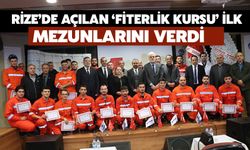 Rize’de Açılan ‘Fiterlik Kursu’ İlk Mezunlarını Verdi