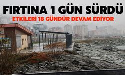 Rize'de Fırtına 1 Gün Sürdü Ama Etkileri 18 Gündür Devam Ediyor