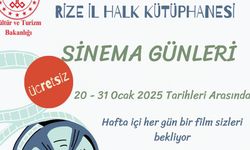 Rize’de Çocuklara Özel Ücretsiz Sinema