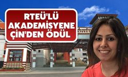 RTEÜ'lü Akademisyene Çin'den Ödül