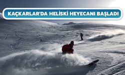 Kaçkarlar'da Heliski Heyecanı Başladı