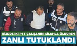 Rize'de İki PTT Çalışanını Silahla Öldüren Zanlı Tutuklandı