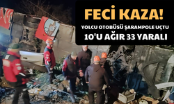 Feci Kaza! Yolcu Otobüsü Şarampole Uçtu: 10'u Ağır 33 Yaralı