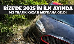 Rize'de 2025'in İlk Ayında 162 Trafik Kazası Meydana Geldi