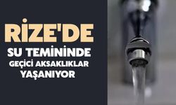 Rize’de Dondurucu Soğuklar Etkili