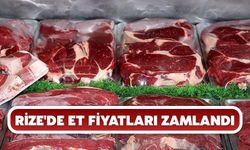 Rize'de Et Fiyatları Zamlandı