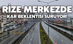 Rize Merkezde Kar Beklentisi Sürüyor!