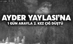 Ayder Yaylası’na 1 Gün Arayla 2. Kez Çığ Düştü