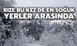 Rize, Bu Kez En Soğuk Yerler Arasında Yer Aldı