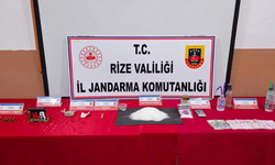 Rize'de Jandarma Ekiplerinden Uyuşturucu Operasyonu