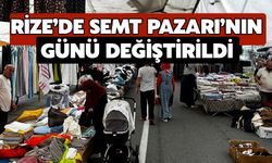 Rize Semt Pazarı’nın Günü Değiştirildi